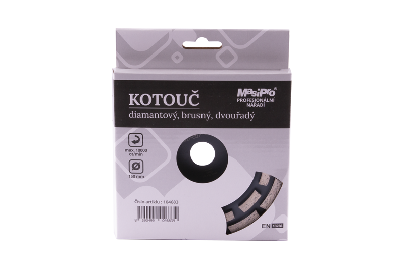 Kotouč diamantový brusný dvouřadý 150 mm