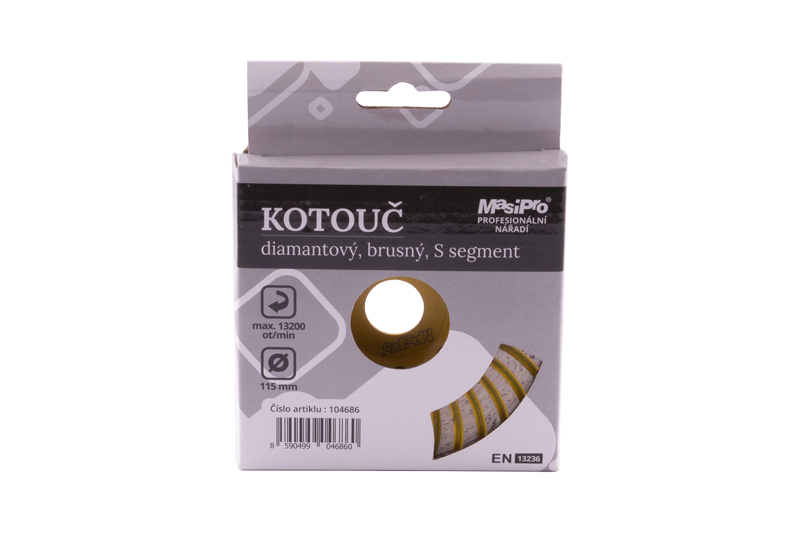 Kotouč diamantový brusný turbo 115 mm