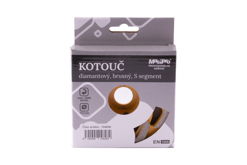 Kotouč diamantový brusný S segment 115 mm