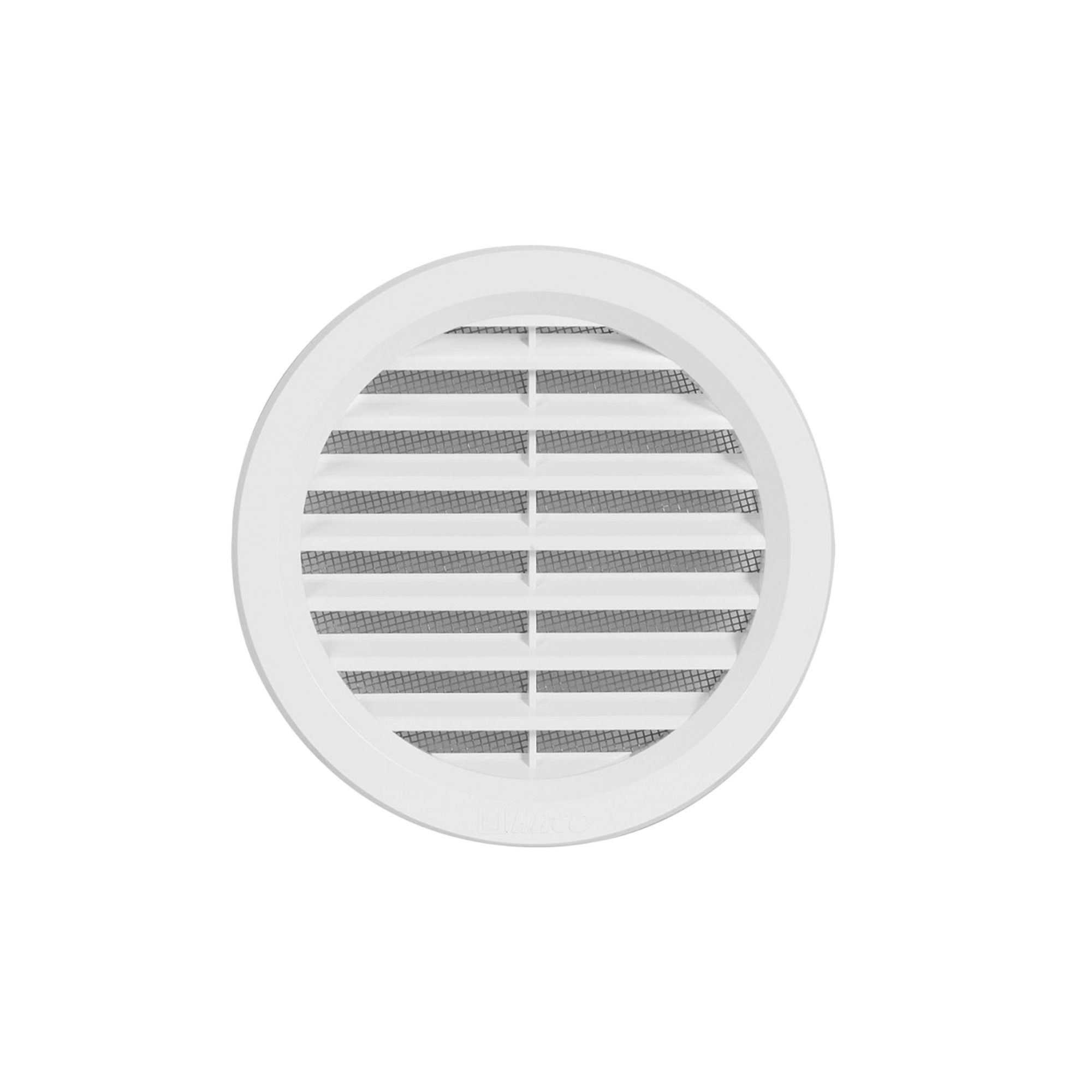 Mřížka větrací VM 100B/0409 Větrací mřížka kruhová se síťovinou 100 bílá