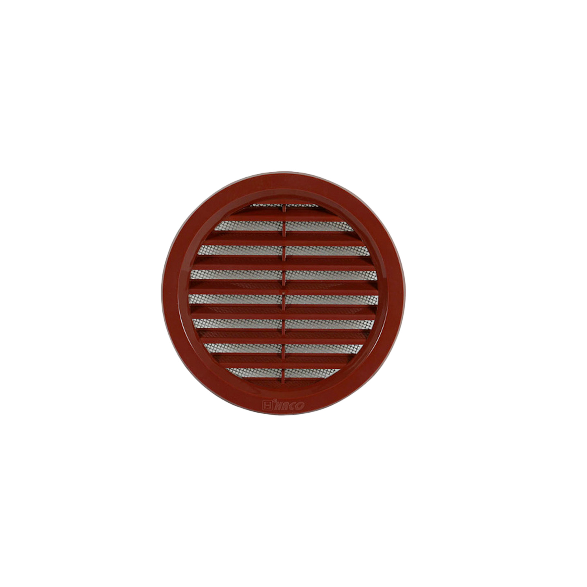 Mřížka větrací VM 100H/0410 Větrací mřížka kruhová se síťovinou 100 hnědá