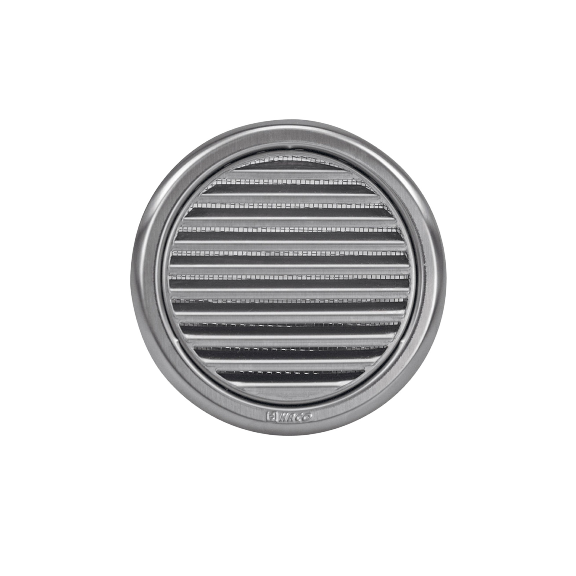 Mřížka větrací NVM 125N/0705 Nerezová větrací mřížka kruhová se síťovinou 125