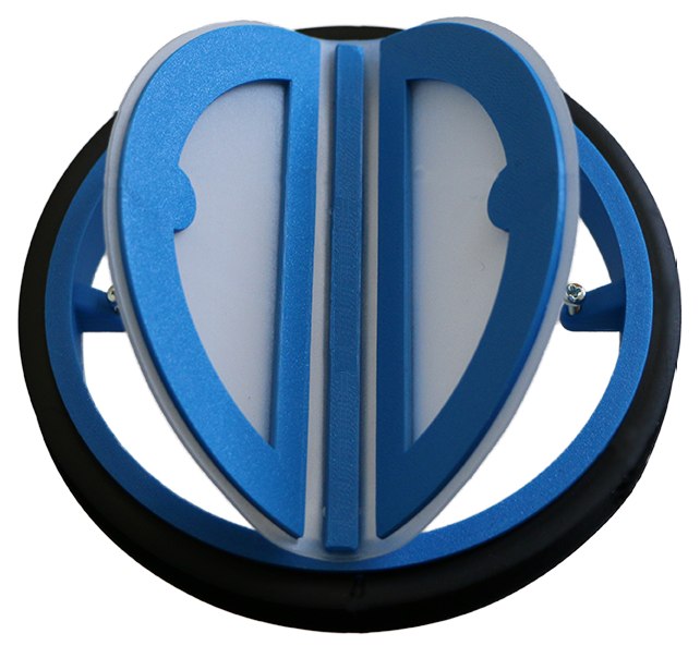 Klapka protizápachová dvoukřídlá PZKD 160