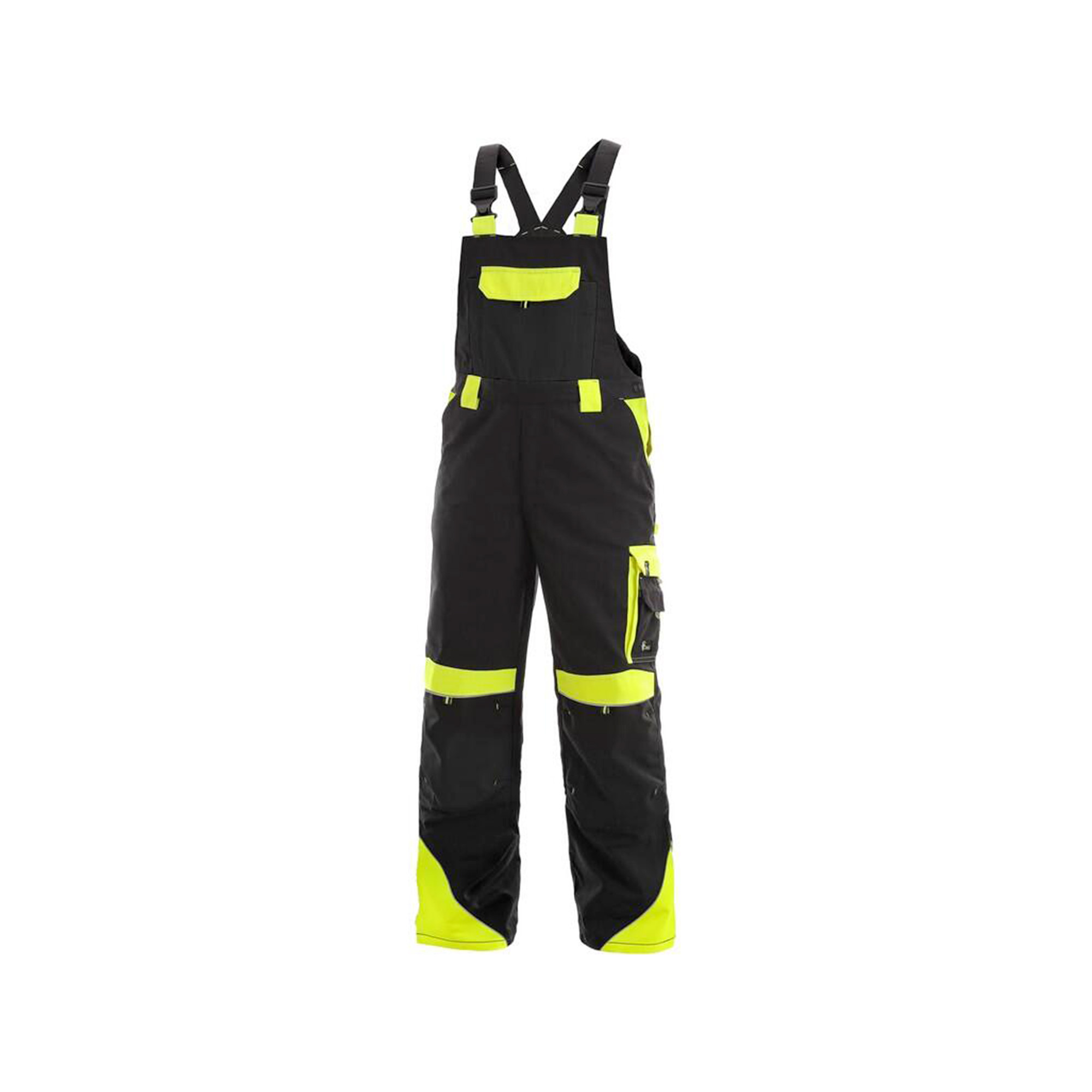 Kalhoty BRIGHTON lacl černo-žluté