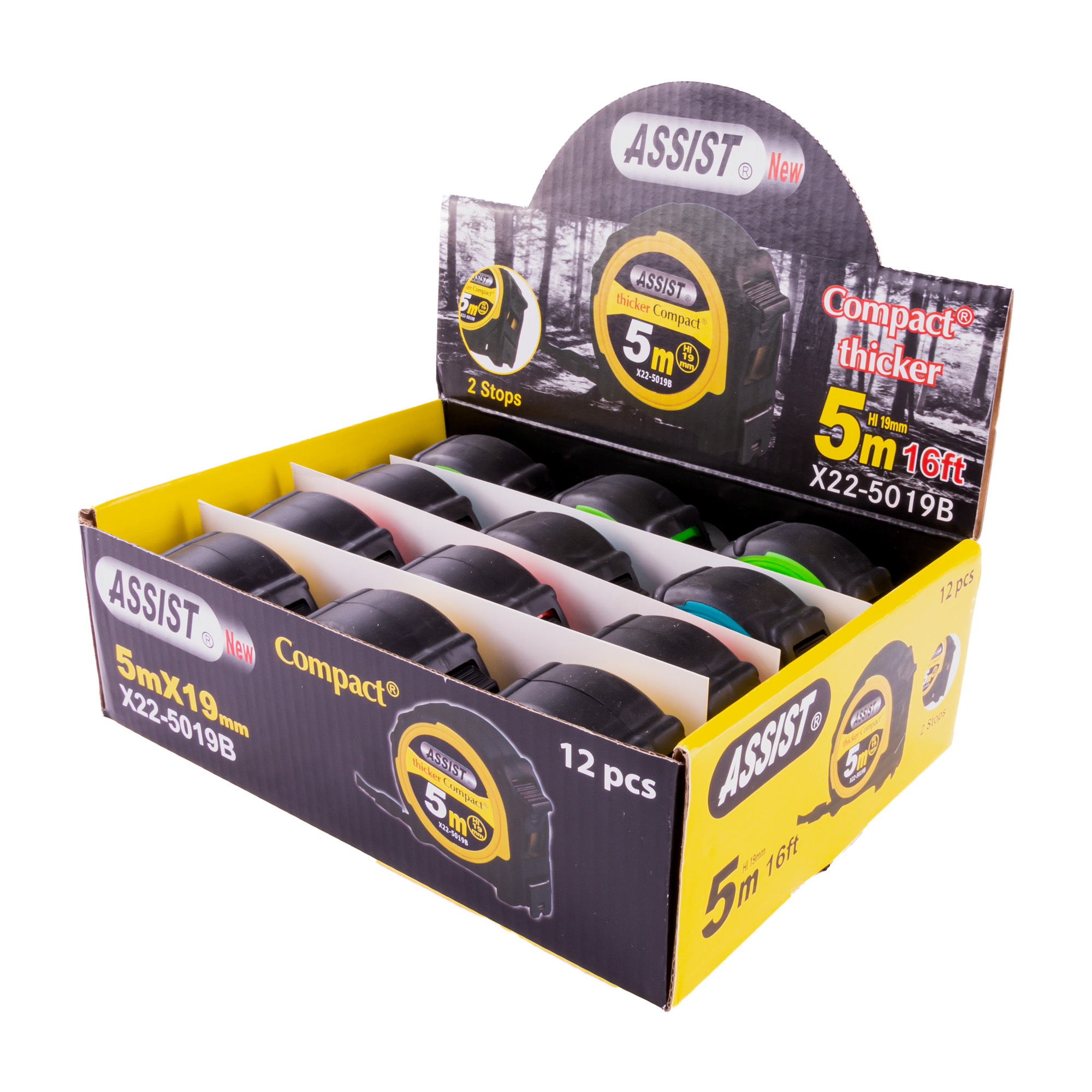 Metr svinovací ASSIST PNEU 5m