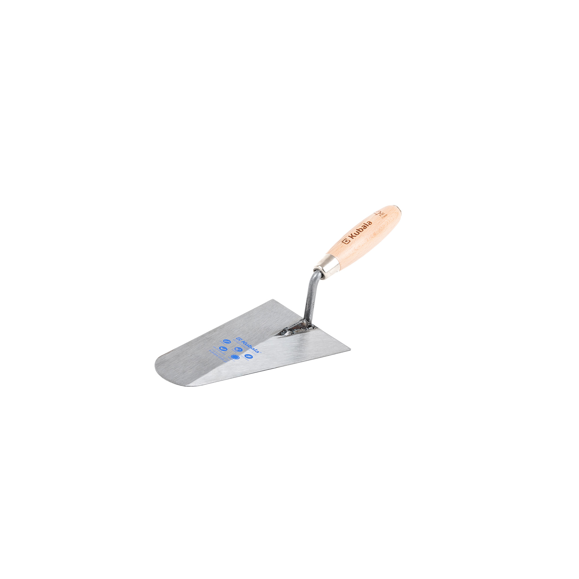 Lžíce K zednická 18cm půlkulatá broušená/0820