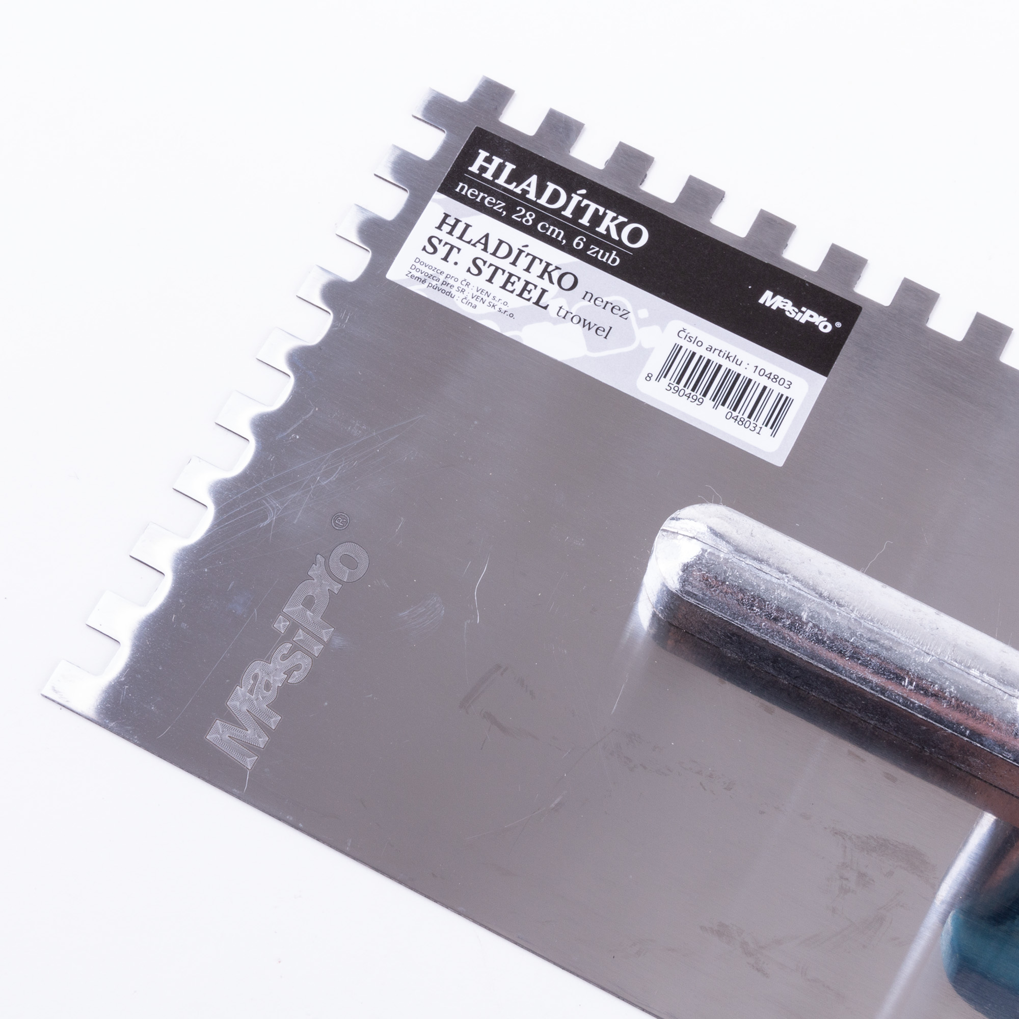 Hladítko NEREZ MasiPro 28 cm / 6zub