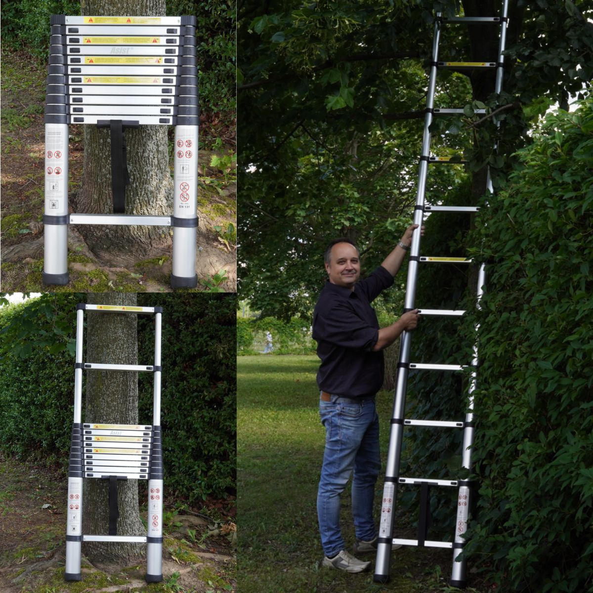 Žebřík teleskopický Alu, 3,5m - AR99-6350