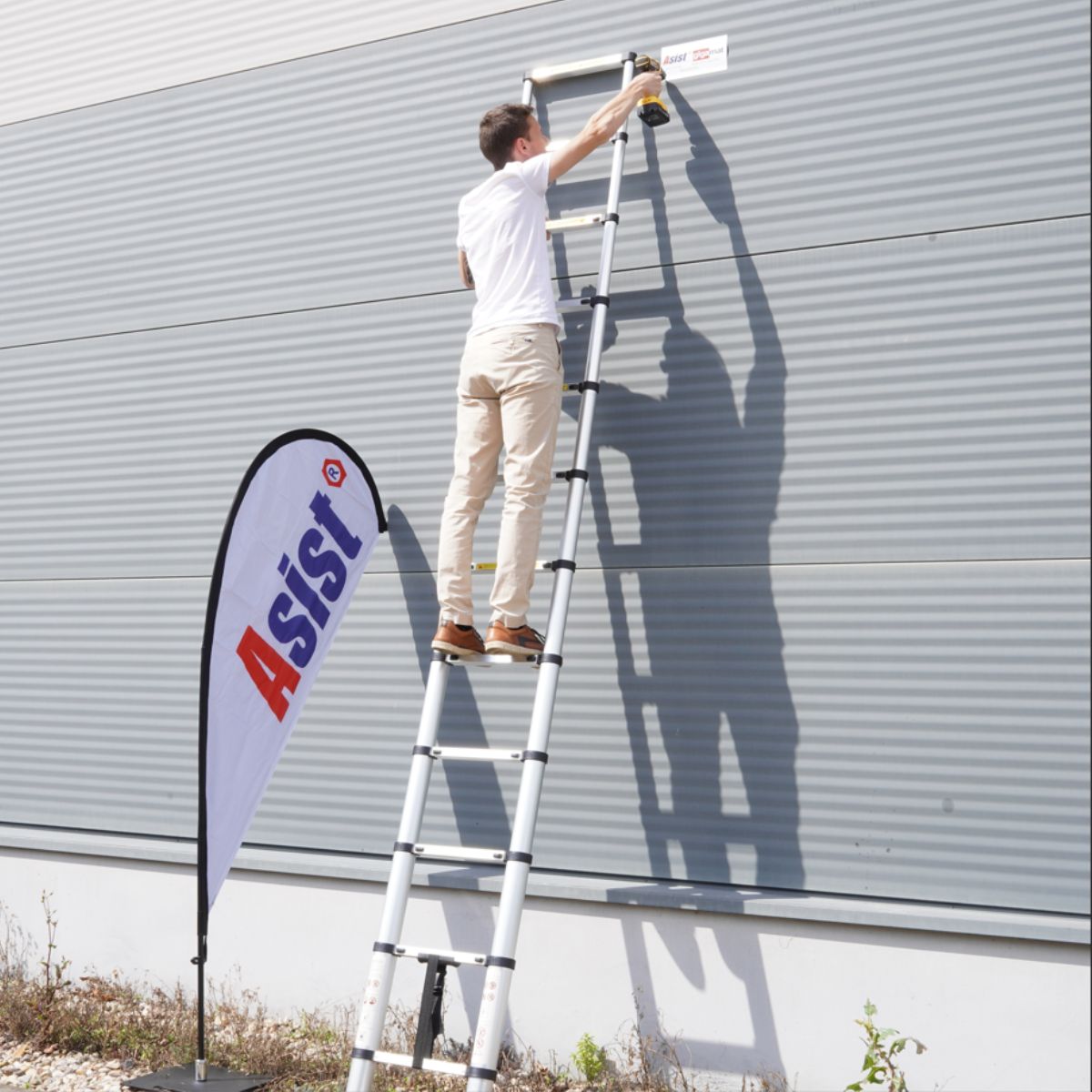 Žebřík teleskopický Alu, 3,5m - AR99-6350